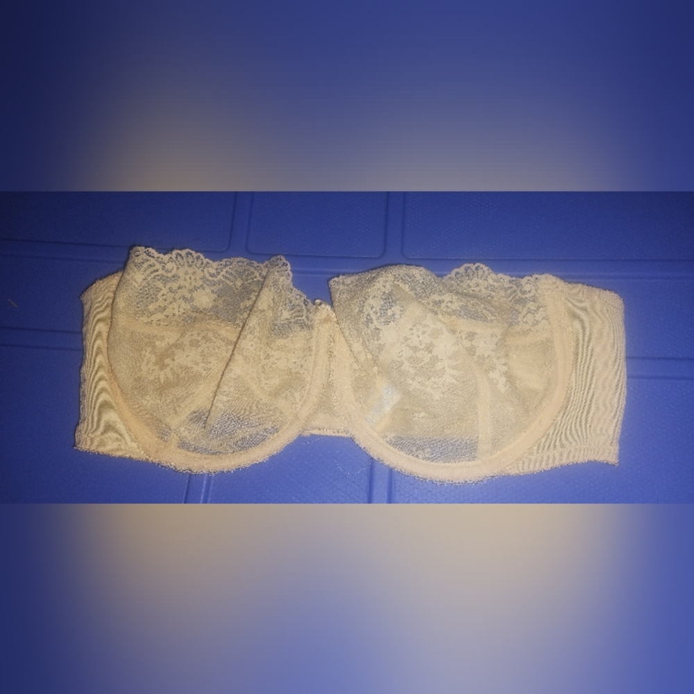 Vanity Fair Lace Bra in Cream